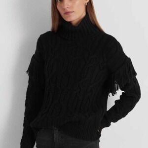 Lauren Ralph Lauren Black Turtleneck Sweater